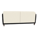 Ver imagem 4 de Sofá 3 Lugares Modular Filipi 2,12m Sala Recepção Clínica:corino Bege/corino Preto