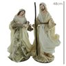 Sagrada Familia em Tecido e Resina 48cm C/2 Pcs - 3