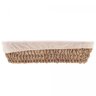 Cesta Oval em Sisal Trançado com Forro Removível Cesto Mesa - 5