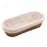 Cesta Oval em Sisal Trançado com Forro Removível Cesto Mesa - 4