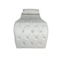 Ver imagem 2 de Maca Estética Luxo Capitone Extensão Cílios Corino Slk Decor Opala com Almofada