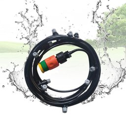 Mangueira Climatizadora Sistema Irrigação Kit 3 Jardim Grama 10 M - 5