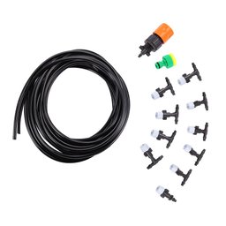 Mangueira Climatizadora Sistema Irrigação Kit 3 Jardim Grama 10 M - 4