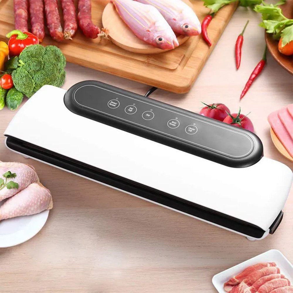 Seladora Eletrica Sela Conserva Alimentos Liquidos Domestica Vacuo Cozinha Bivolt Culinária Comida - 3