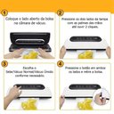 Ver imagem 6 de Seladora Eletrica Sela Conserva Alimentos Liquidos Domestica Vacuo Cozinha Bivolt Culinária Comida
