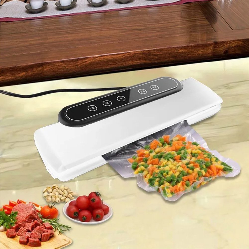 Seladora Eletrica Sela Conserva Alimentos Liquidos Domestica Vacuo Cozinha Bivolt Culinária Comida - 2