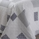 Ver imagem 3 de Colcha Patchwork Casal Dupla Face C/ Porta Travesseiro Lucca 1 Rozac