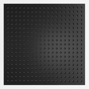 Painel Acústico Absorvedor Decorativo Skal09 60x60mm Maestra:preto