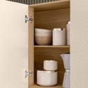 Ver imagem 6 de Armário de Cozinha Compacta Pulse 8 Portas e 1 Gaveta em Mdp Freijó/soft - Kits Paraná