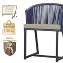 Ver imagem 4 de Mesa e 6 Cadeiras e Noronha Preto E7 Trama Original Azul