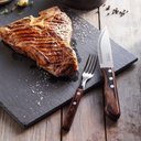 Ver imagem 3 de Jogo de Talheres 12 Peças Tramontina Churrasco 21199996 Castanho