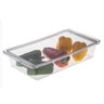 Travessa Hermética Retangular com Tampa 4,8l Transparente Frutas Legumes Verduras Crippa - 2