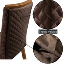 Ver imagem 4 de Mesa de Jantar Eloise 90cm Tampo MDF Canto Copo Laminado com 4 Cadeiras Lira