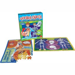 Quebra-cabeças - Corpo Humano - 80 Peças Cada - Algazarra - 1