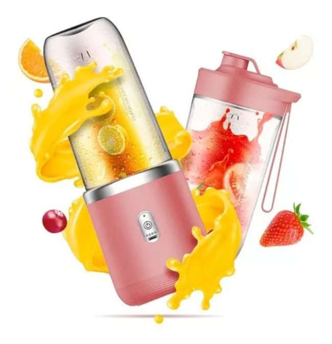 Ultra Espremedor Usb Mini Liquidificador Portátil 6 Lâminas - 3
