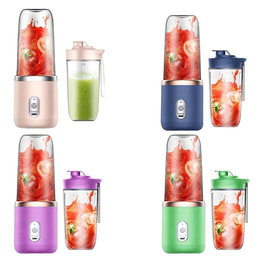 Ultra Espremedor Usb Mini Liquidificador Portátil 6 Lâminas - 6