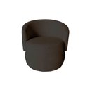 Ver imagem 6 de Kit Namoradeira + 2 Poltronas Decorativa Beatriz Orgânica Suede Marrom