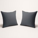 Ver imagem 1 de Kit 2 Almofada 42cm Decorativa Suede Fofinha Sofá e Cadeira Cor:cinza