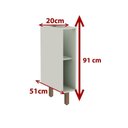 Ver imagem 5 de Balcão de Cozinha Genialflex Iluminata Hortelã