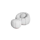 Ver imagem 4 de Kit Namoradeira Mais Poltrona e Puff Concha Fixo Boucle - Estopar