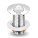 Ver imagem 1 de Válvula Pia Banheiro Lavatório Escoamento 7/8" S/ Ladrão Metal:cromado