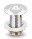 Ver imagem 1 de Válvula Pia Banheiro Lavatório Escoamento 7/8" S/ Ladrão Metal:cromado