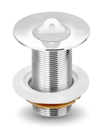 Ver imagem 2 de Válvula Pia Banheiro Lavatório Escoamento 7/8" S/ Ladrão Metal:cromado