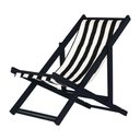 Ver imagem 1 de Espreguiçadeira Preguiçosa Dobrável Black Sb-list. Pret-branco