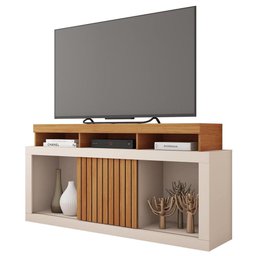 Bancada Rack para Tv até 55 Polegadas Marrom Frost Caemmun - 2