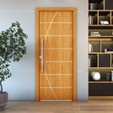 Ver imagem 2 de Kit 3 Portas de Madeira Frisada U.v 210cm X 80cm - R20c Cerejeira