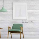 Ver imagem 4 de Placa Adesiva 3D Tijolo Branco 70cm x 70cm Plavidecor - Alto Relevo