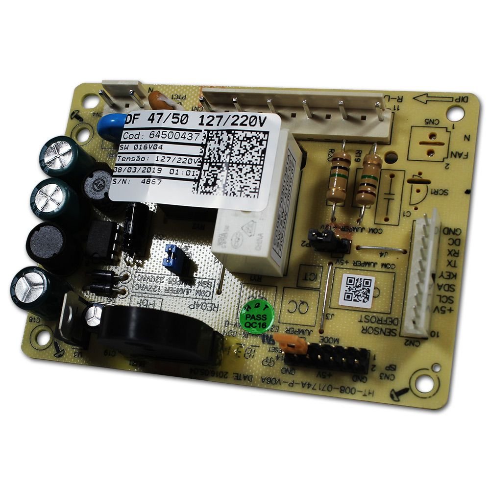 Placa de Potência P/ Geladeira Electrolux Df49a, Df49x, Dfn49, Dfx49, Dfx50, Dwx50, Dfn50, Df50x, Df