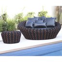 Ver imagem 4 de Chaise Monique Em Trico Náutico Alumínio para Edícula, Piscina Trama Original