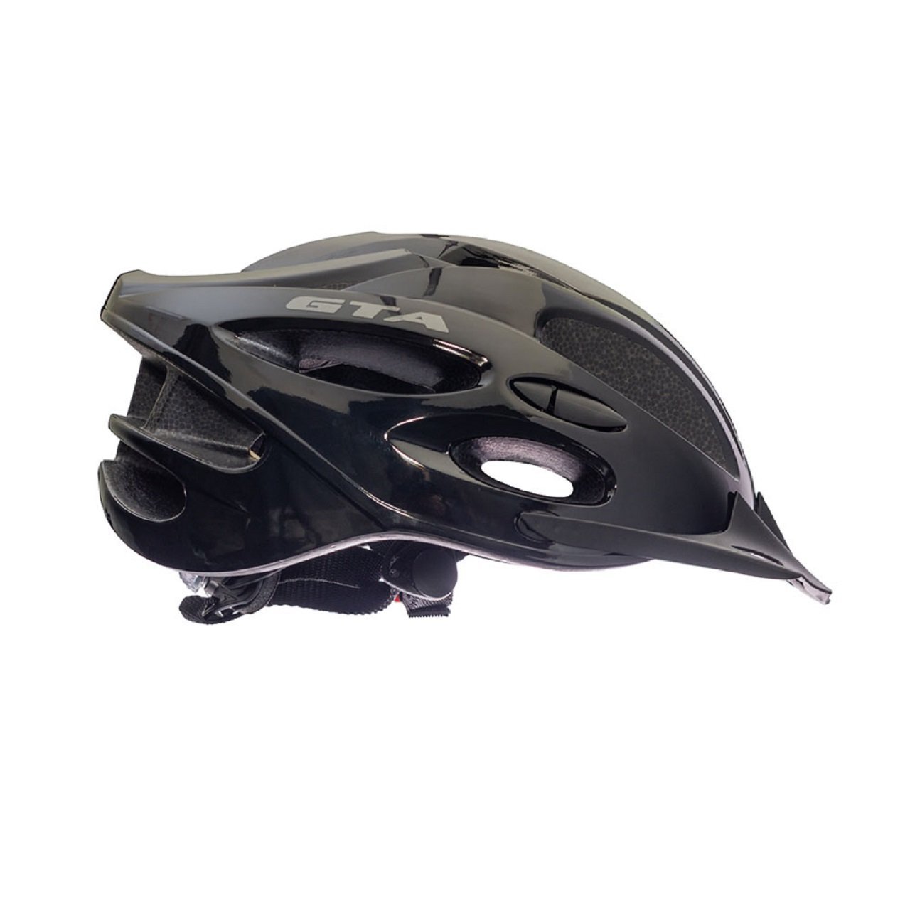 Capacete Ciclismo Mtb 20 Entradas De Ar Com Led Preto Gta:Preto/M 54-58Cm - 4