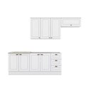 Ver mais imagens de Cozinha Compacta 04 Peças Com Aéreo 03 Portas Americana Branco