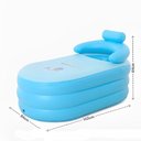 Ver imagem 7 de Banheira Inflavel Spa Termica Portatil Dobravél Banho Gelo Ofuro Relaxante Quente Frio Adulto