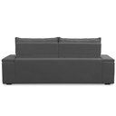 Ver imagem 6 de Sofá Retrátil Reclinável para Sala 3 Lugares 225cm Ricci F04 Veludo Cinza Escuro - Lyam Decor