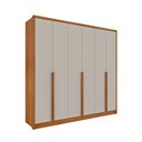Ver imagem 2 de Guarda Roupa Casal 100% Mdf 6 Portas 6 Gavetas Realeza Tcil Tcil Móveis Guarda Roupa Casal Realeza 1
