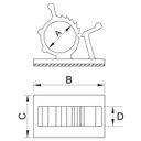 Ver imagem 5 de Clip Base Fixadora Abraçadeira 15 a 18mm Autoadesivo 50 Unid REIMOLD Clip Base Fixadora Abraçadeira