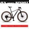 Bicicleta Aro 29 Quadro 17 Alumínio 9v Sunrace M9 Freio Hidráulico RX Sport Grafite/Prata - Dropp - 3