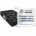 Ver imagem 7 de Colchão Solteiro Espuma D28 Firme Verona 88x188x14 Antialérgico - Preto