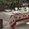 Toalha de Mesa Rústica Raner 1,40x1,40 Enfeites Natalinos - 1