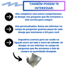 Kit Calha Telhado Cocho Divisa Platibanda 13 Mts Galvanizada Galvocalhas Calha Galvanizada Saída Red - 2
