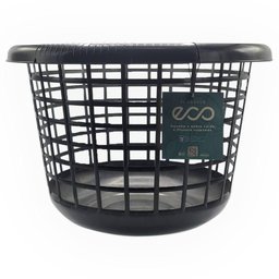 Cesto Telado para Roupas 35l Plasvale Eco Preto - 1