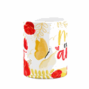 Ver imagem 2 de Caneca Floral Mães - Mãe Eu Te Amo! - Branca
