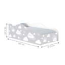 Ver imagem 3 de Cama Mobili Solteiro Nuvem Cinza