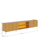 Ver imagem 2 de Rack Bancada Maggiore 2.4 Naturale - Colibri