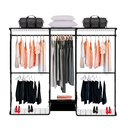 Ver imagem 1 de Closet Aramado - Linear Clr 371 com Gaveta - 2,50m - Preto