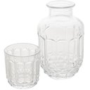 Ver imagem 2 de 5 Garrafas Moringa de Vidro 500ml com Copo Tampa 145ml Lyor Faces para Bares Restaurantes