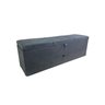 RECAMIER PUFF BAÚ SAPATEIRA COM GAVETA 1,38 CM PARA CAMA BOX PADRÃO - CINZA ESCURO CHUMBO - 4